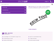 Tablet Screenshot of erotik-sjop.com